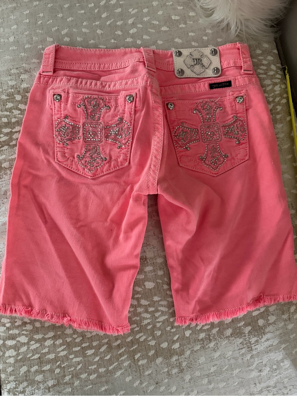 Miss Me 27 Bermuda shorts pink or corral JP5697N6 low rise